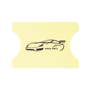 Yellow Plastic Thin Edge Squeegee for Car Window Tint Film, Scraper, Auto PPF Wrap, Color Change Tool, Paint Protection Squeegee