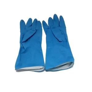 Yellow Waterproof Latex Rubber Dishwashing Gloves