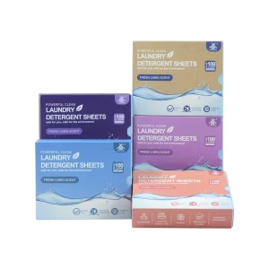 Zero-Plastic Eco-Friendly Laundry Detergent Sheets and Washing Strips