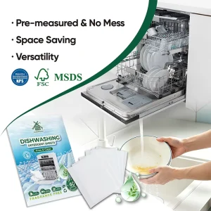 Zero Waste Dishwashing Strips for Automatic Dishwashers
