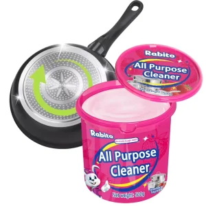 pink Cleaning Paste Remove Stains Degreaser Kitchen Cleaner From Stainless Steel